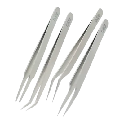 Eyelash Tweezers Set 4PCS